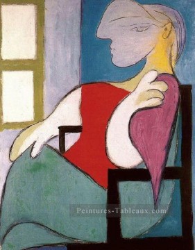Pablo Picasso œuvres - Femme s’asseyant près d’une fenêtre 1932 cubiste Pablo Picasso